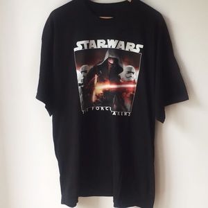 Star Wars Black Short Sleeves Graphic T-Shirt 2X